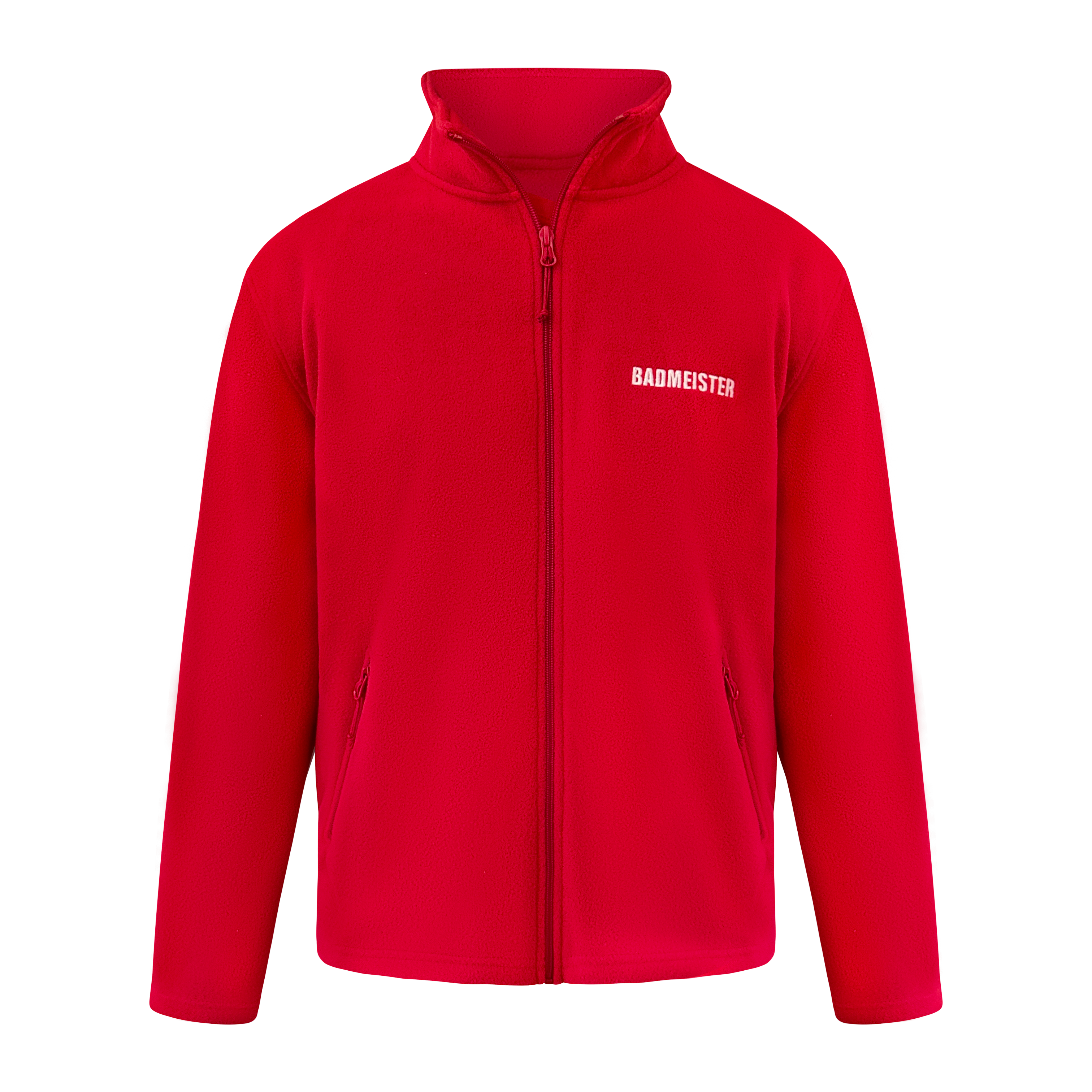 Badmeister Fleecejacke rot – Vorderansicht