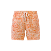 Badehose Coral Feather – Vorderansicht, Korallenmuster