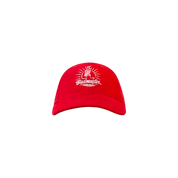 Badmeister Lifeguard Cap – Frontansicht, gestickter Kormoran